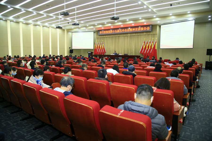 有研集團召開學習貫徹黨的十九屆五中全會精神宣講報告會