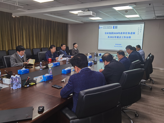 有研集團召開全面深化改革領導小組會議暨2021年第一次改革月例會