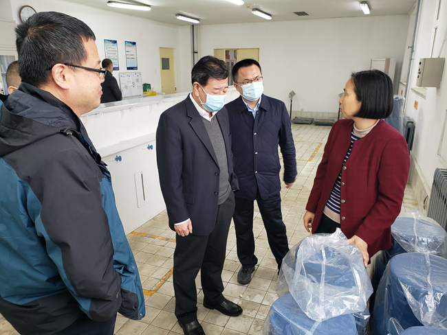 有研集團副總經理王臣赴有研國晶輝進行安全檢查